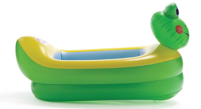 Inflatable Frog Baby Bath Tub Set
