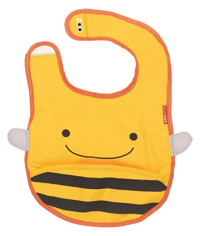Skip Hop Zoo Tuck-Away Baby Bib Bee