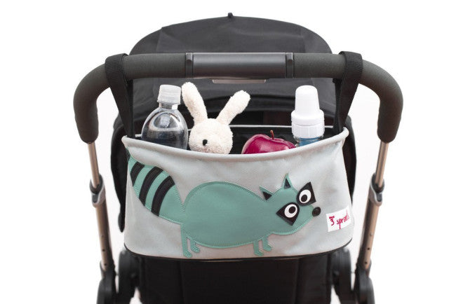 3 Sprouts Stroller Organizer Raccoon