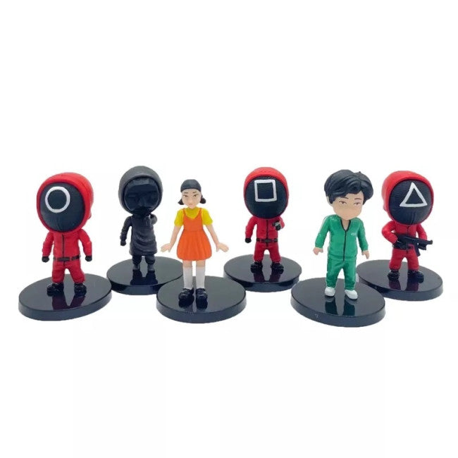 Squid Game Figure Set 6 Pcs