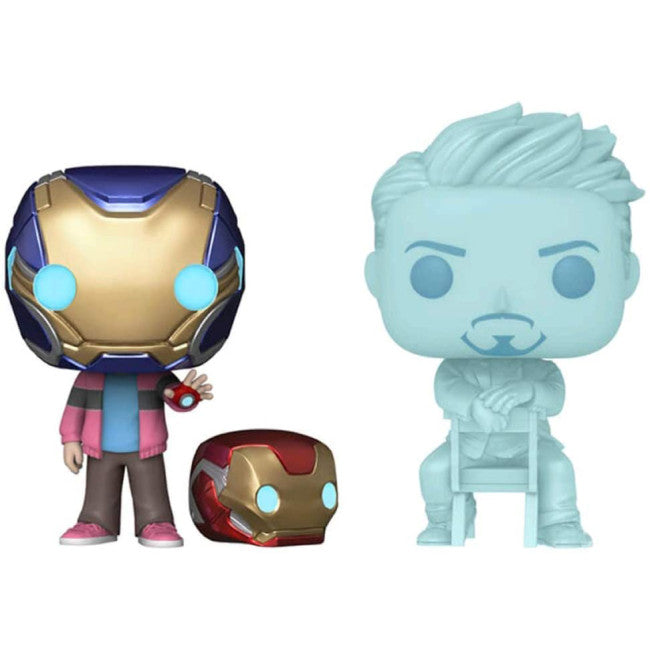 Funko Pop Marvel Morgan Stark and Tony Stark Hologram 2 Pack Vinyl Figure