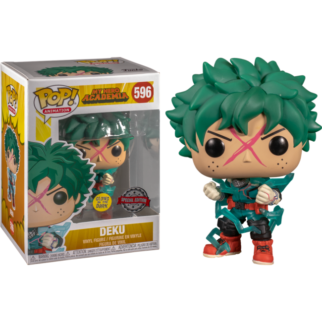 Funko Pop My Hero Academia Deku Full Cowl Glow in the Dark #596 Vinyl Figure