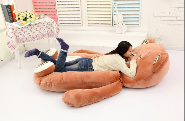 Giant Bear Plush Pillow Bed 200cm 6.5ft
