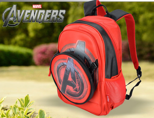 Captain America Boys Backpack Age 5 to 12, 17 inch