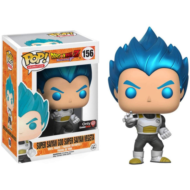 Funko Pop Super Saiyan God Vegeta #156 Vinyl Figure