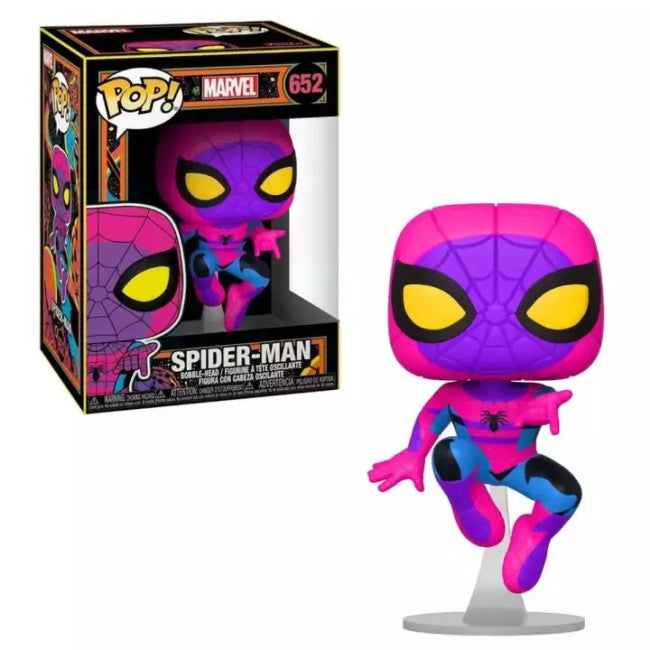 Funko Pop Spider-Man Black Light #652 Vinyl Figure