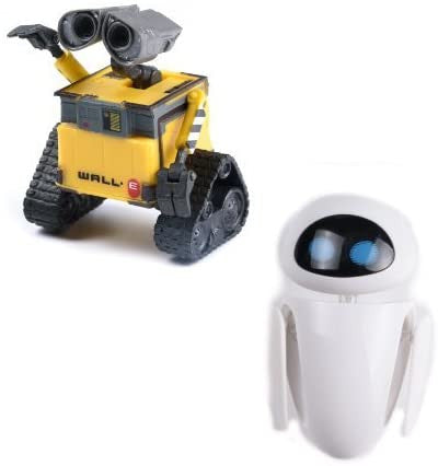 Disney Pixar Wall-E and Eve Figures