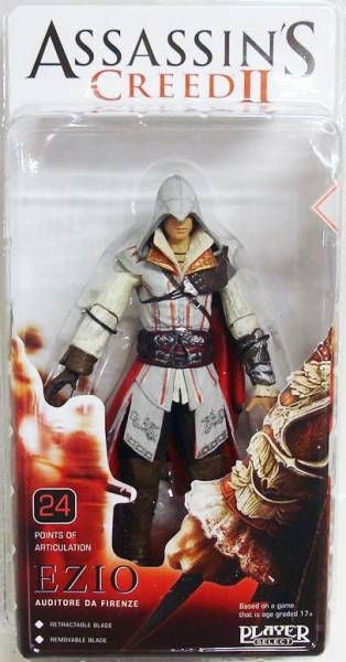 NECA Assassin's Creed Player Select Ezio Auditore Da Firenze Action Figure