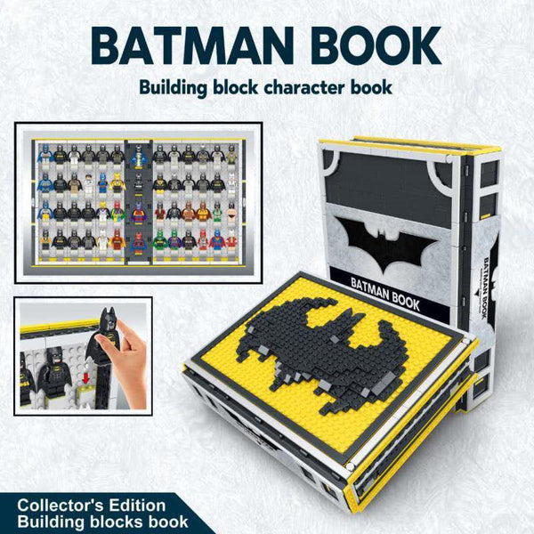 Batman Book Building Brick With Minifigures JG13002