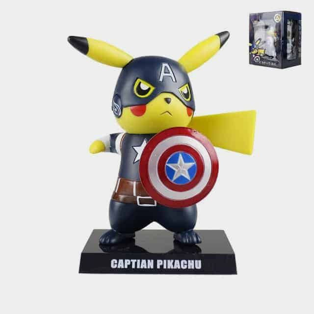 Pikachu Captain America Action Figure
