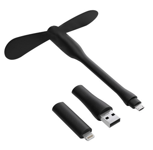 Mota FanFan Mobile Phone Fan Plug In MicroUSB Port for all Phones with MicroUSB Port