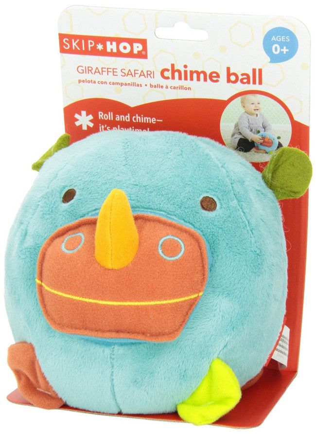 Skip Hop Giraffe Safari Rhino Chime Ball Toy
