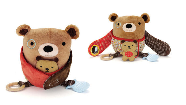 Skip Hop Hug & Hide Activity Toys-Bear