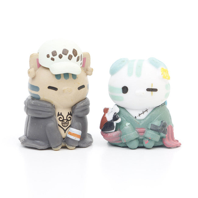 One Piece Cat Cosplay 8pc Figure Set