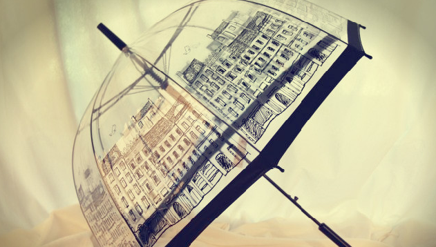 Eye Catching England Street Fashion Canopy Umbrella