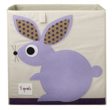 3 Sprouts Animal Storage Box for Kids & Babies