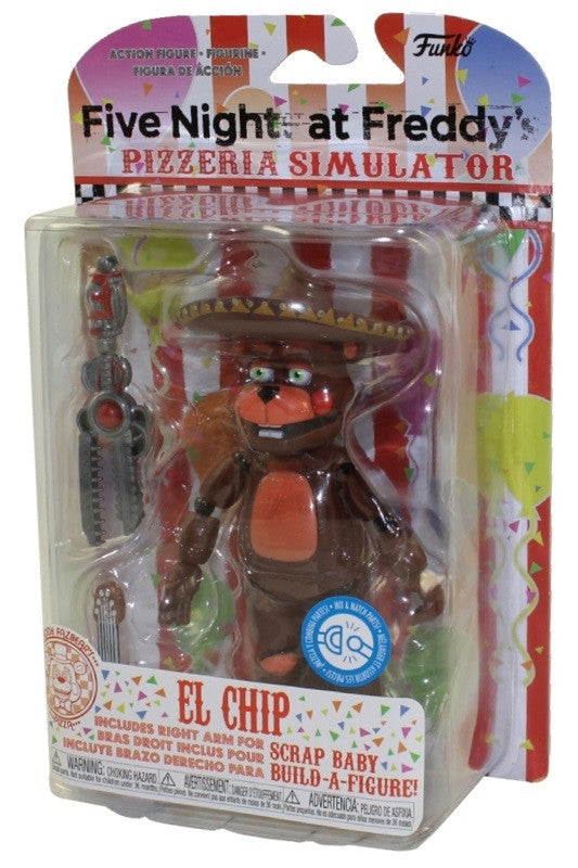 Funko Five Nights at Freddy's Pizzeria Simulator El Chip Action Figure