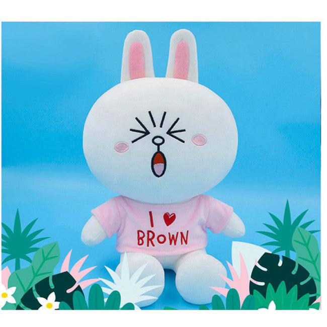 Line Friends Cony Seated Plush Toy