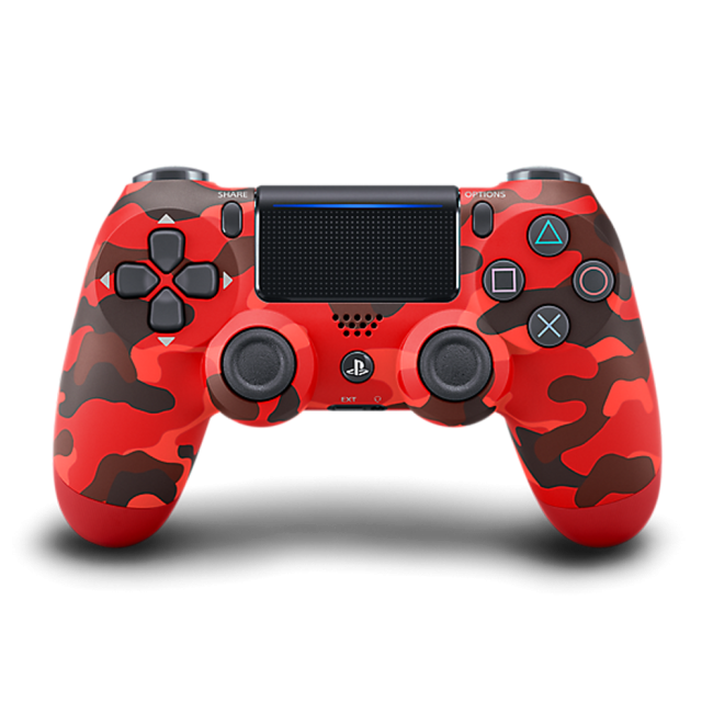 DualShock 4 Wireless Controller for PlayStation 4 - Red Camo