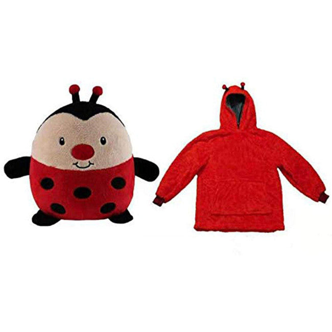 Huggle Pets Ladybug Animal Hoodie