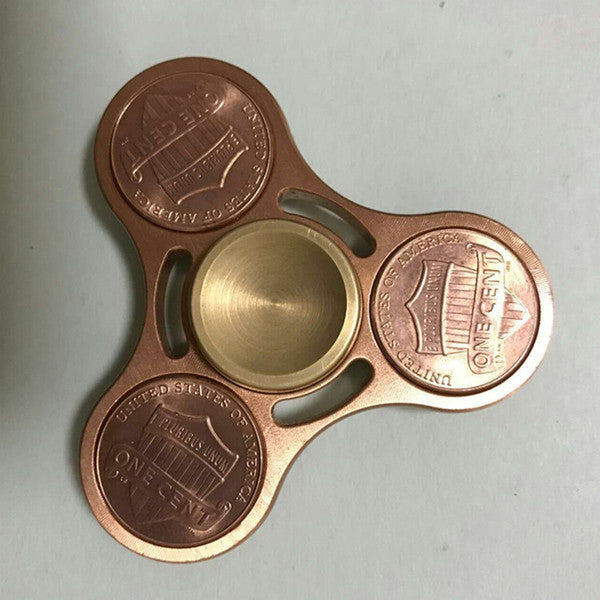 Copper Penny EDC Hand Fidget Spinner