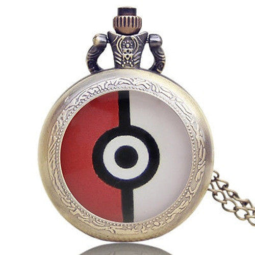 Pokemon Pockeball Pocket Watch