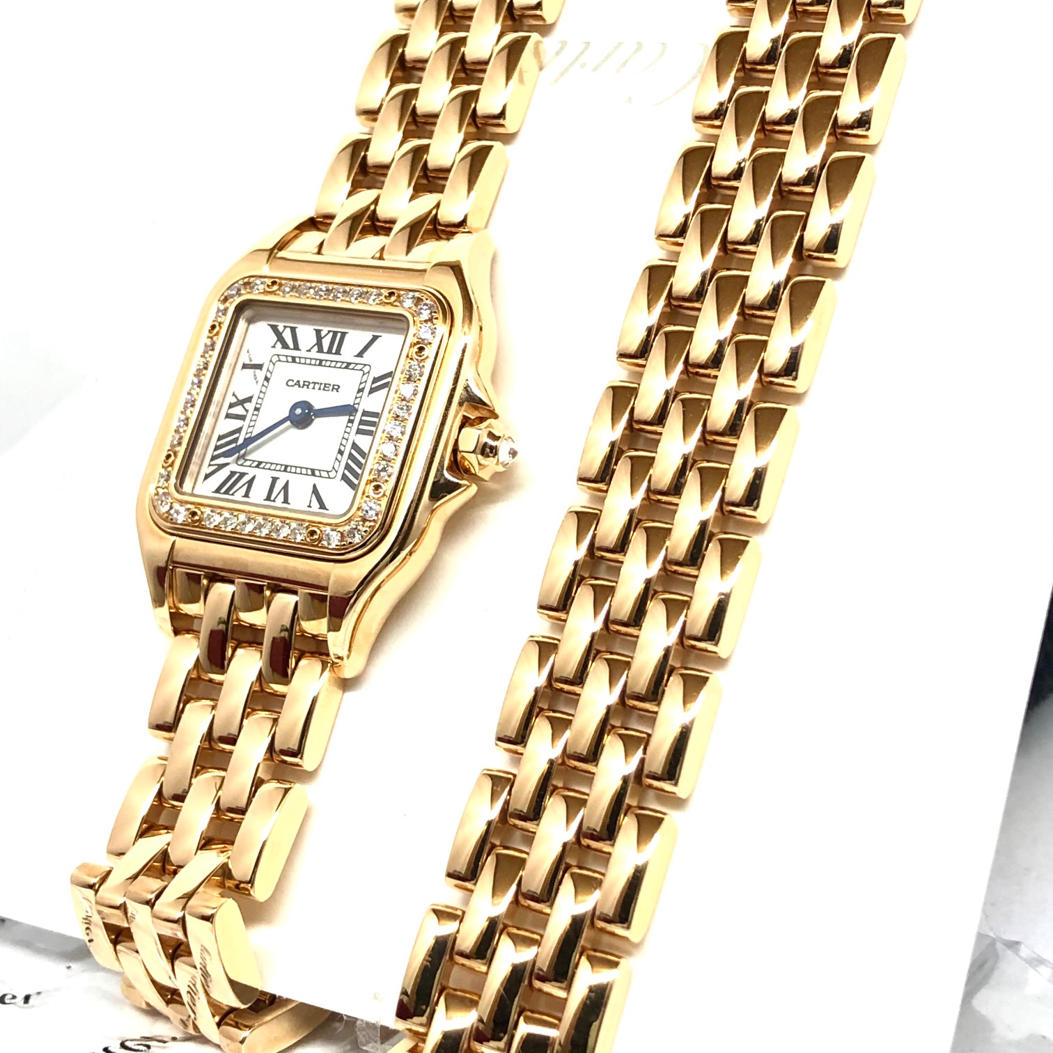 C@RTIER Panth��re 18K Pink Gold & Diamonds Ladies Watch, WJPN0014