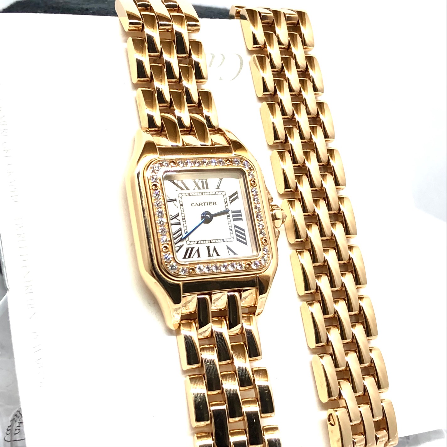 C@RTIER Panth��re 18K Pink Gold & Diamonds Ladies Watch, WJPN0014