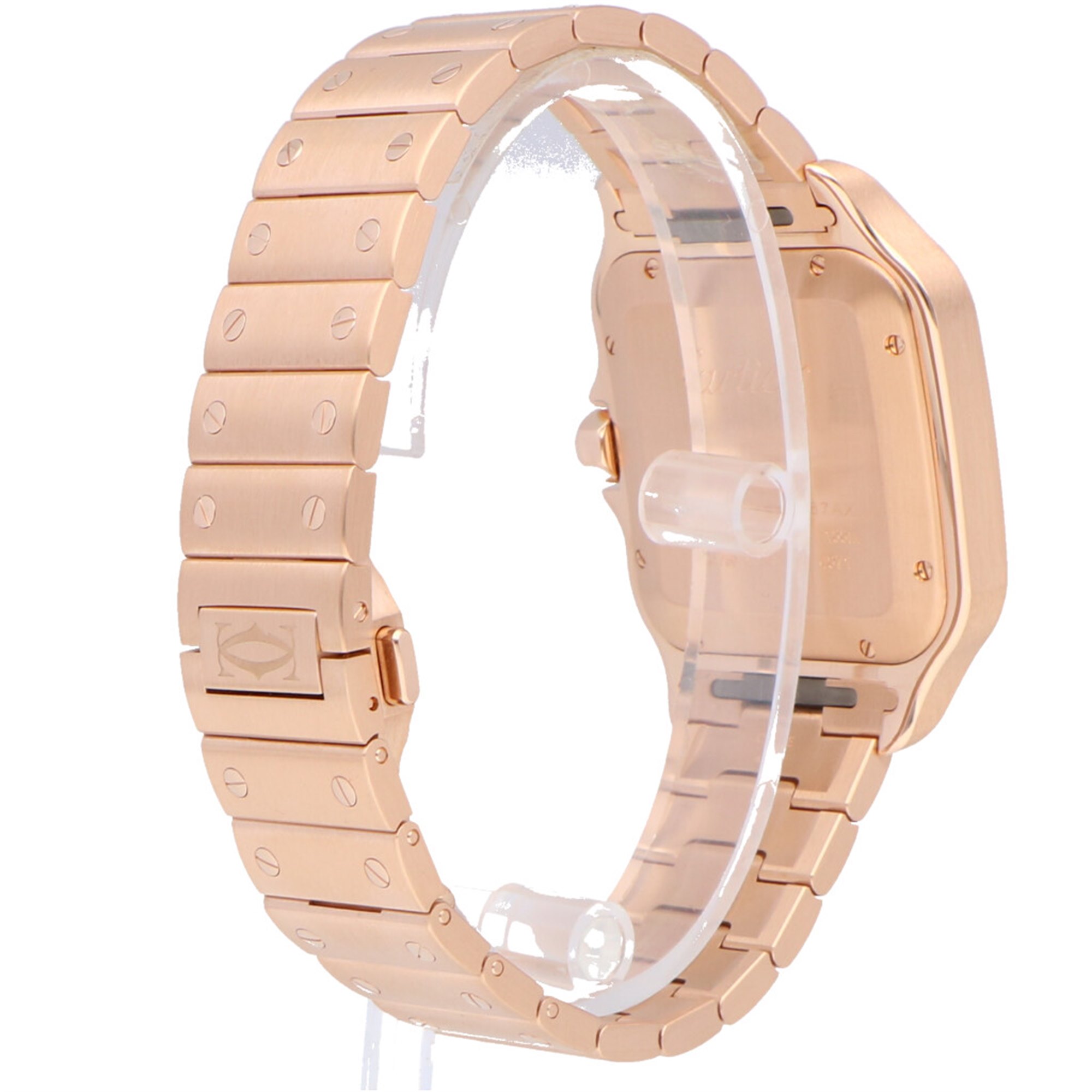 C@RTIER Santos Rose Gold Men��s Watch, WGSA0018