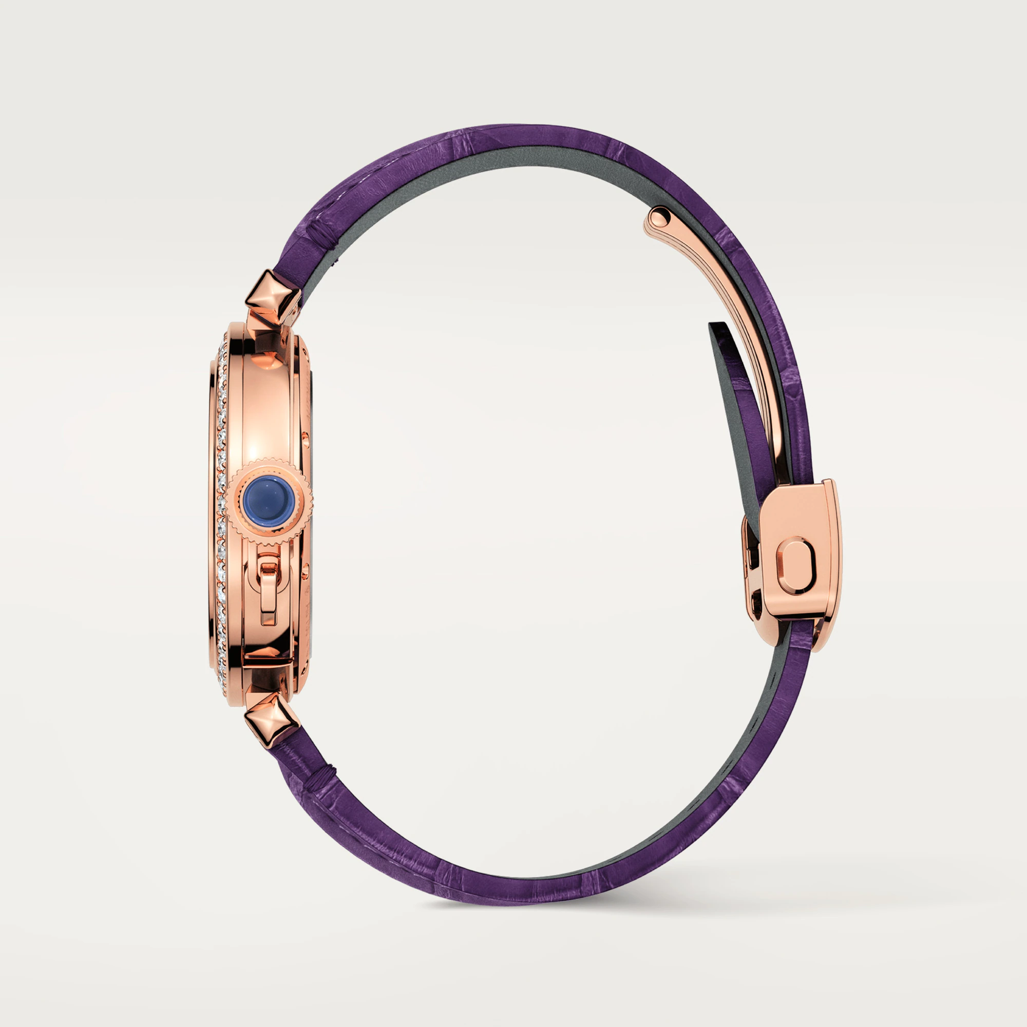 C@RTIER Pasha 35 mm Rose Gold & Diamonds Lady��s Watch, WJPA0012