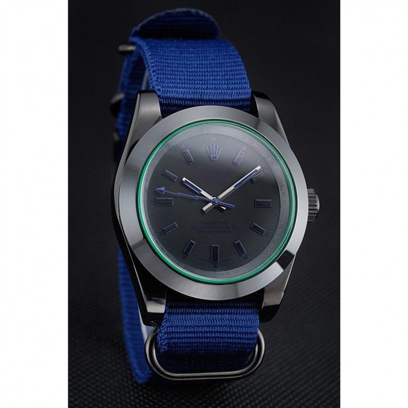 rol€x Milgauss Bamford Blue Nylon Strap 622005