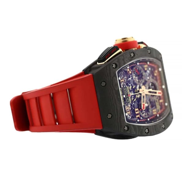 RICH@RD M!LLE RM011 NTPT Carbon 18K Rose Gold Lotus F1 Team Romain Grosjean Watch