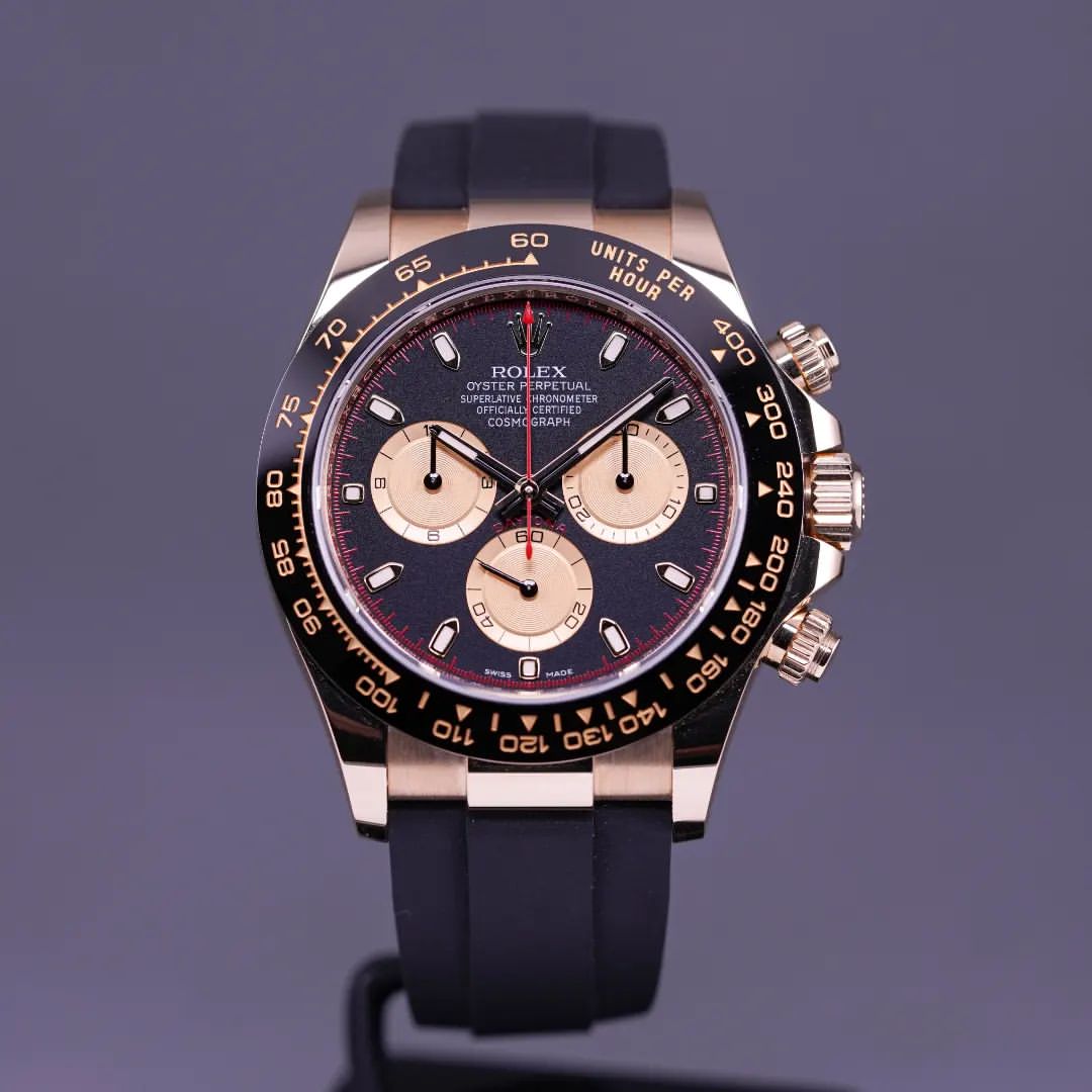 rol€x Cosmograph Daytona M116518LN-0047 Black/Rubber Ø40mm
