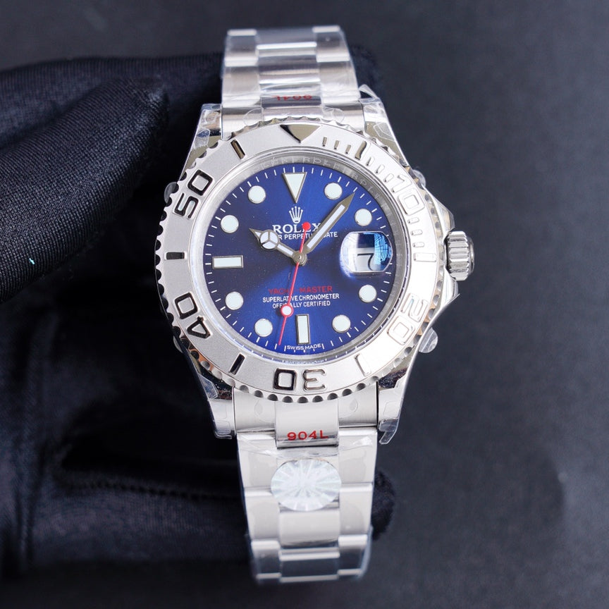Yacht-Master 1 Pure Silver Stainless Steel Multiple Dial Options 40mm