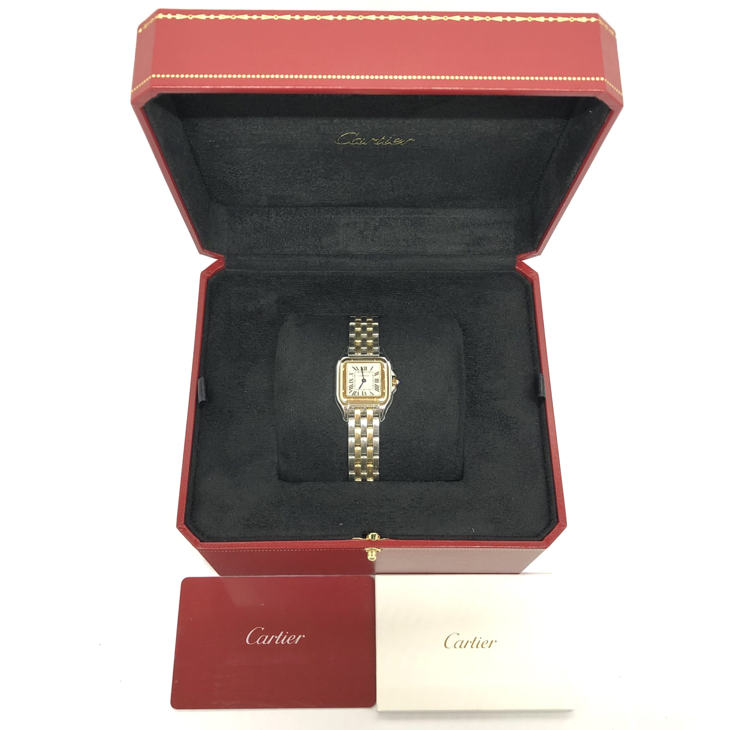 C@RTIER Panth��re Stainless Steel & 18K Yellow Gold Small Model Ladies Watch, W2PN0006