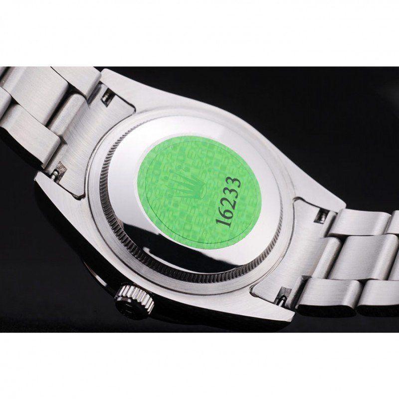 rol€x Day-Date Polished Silver Bezel White Dial 7470