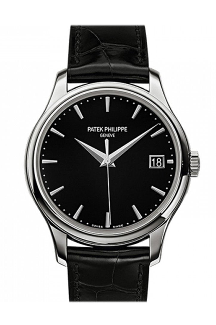 PAT€K PHIL!PPE Calatrava Black Dial Automatic Men's Watch 5227G-010