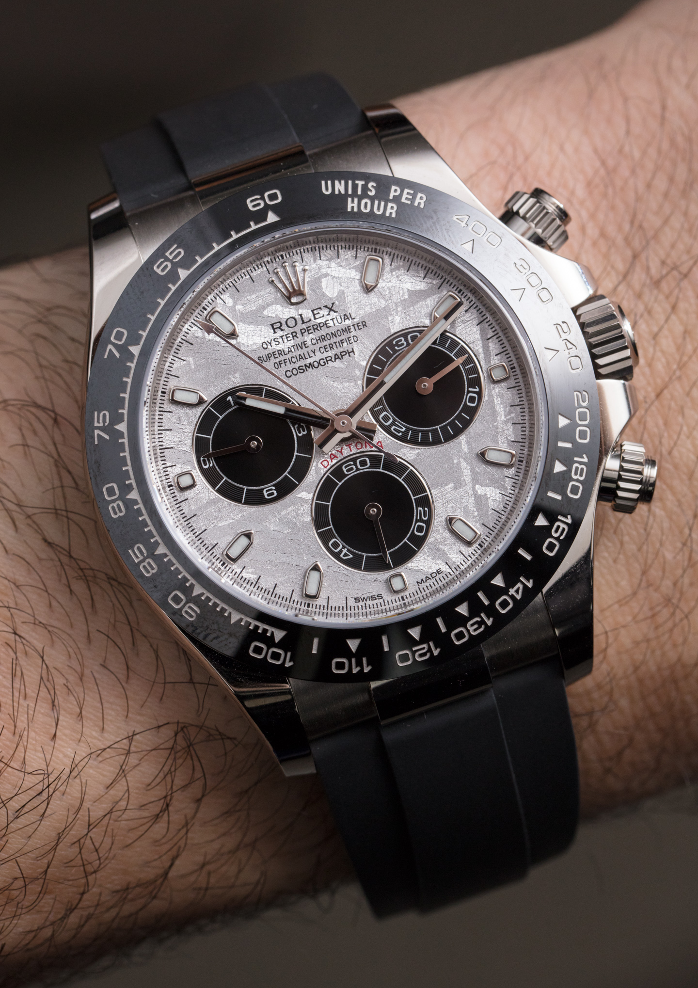 rol€x Cosmograph Daytona White Gold Meteorite 116519LN-0038