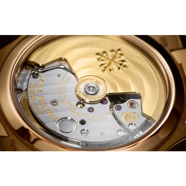 PAT€K PHIL!PPE Nautilus Rose Gold 7118-1R-010 with Golden Brown Opaline dial