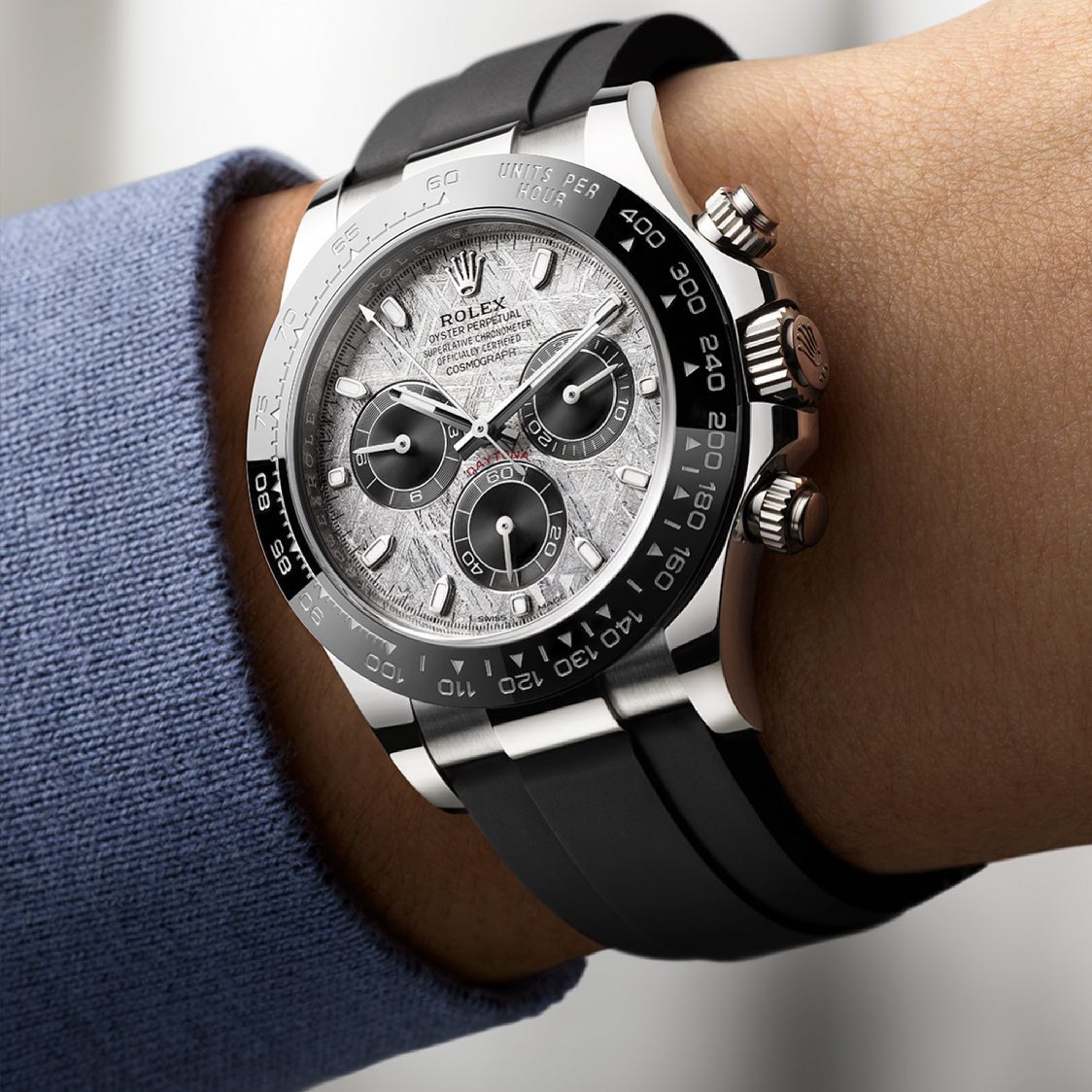 rol€x Cosmograph Daytona White Gold Meteorite 116519LN-0038