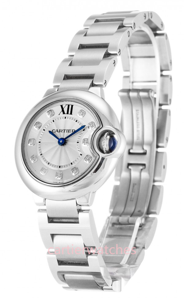 C@RTIER Ballon Bleu Stainless Steel & Diamonds Lady��s Watch, WE902073
