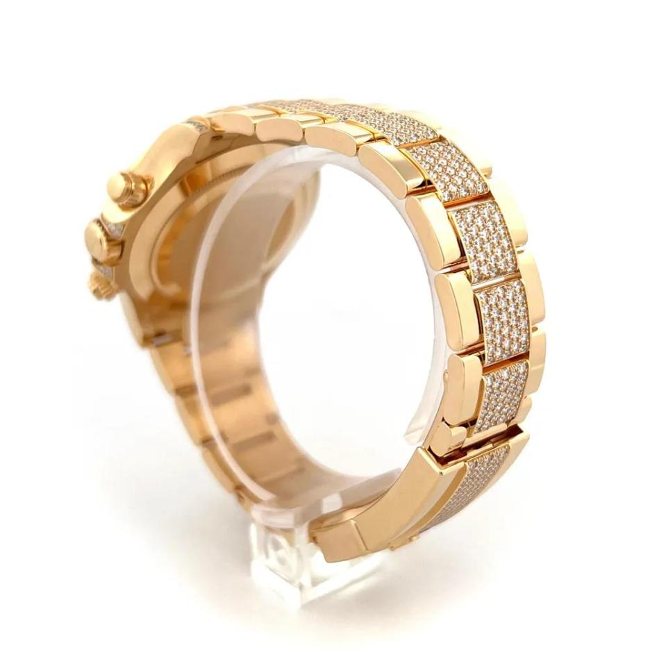 BRAND NEW rol€x 116598TBR DAYTONA EYE OF THE TIGER YELLOW GOLD DIAMONDS COMPLETE SET (4.9)