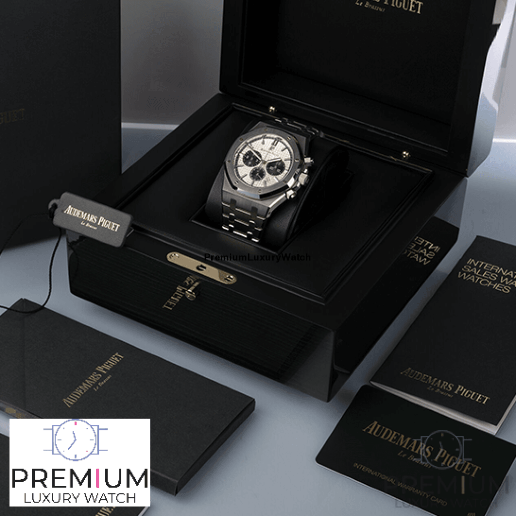 AUDEM@RS P!GUET Royal Oak Selfwinding 41MM Chronograph Silver Watch