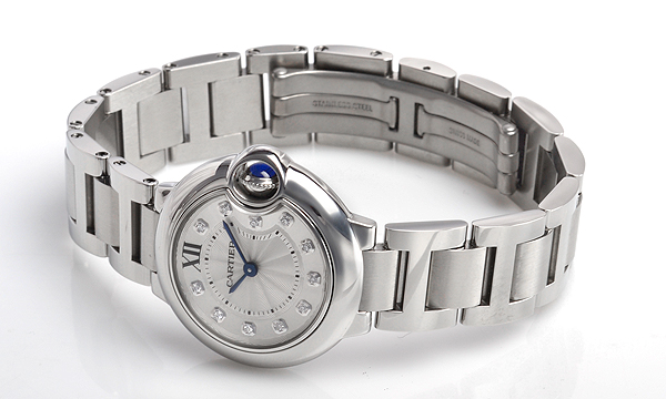 C@RTIER Ballon Bleu Stainless Steel & Diamonds Lady��s Watch, WE902073