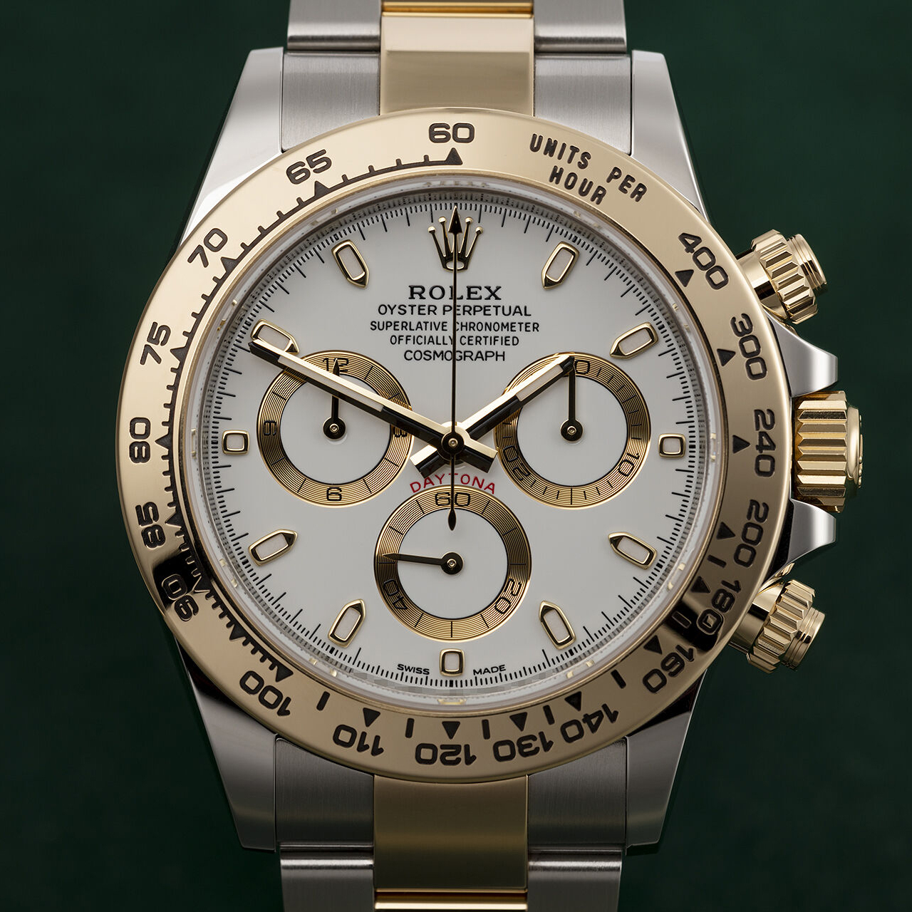 rol€x Daytona Steel & Gold White Dial 116503
