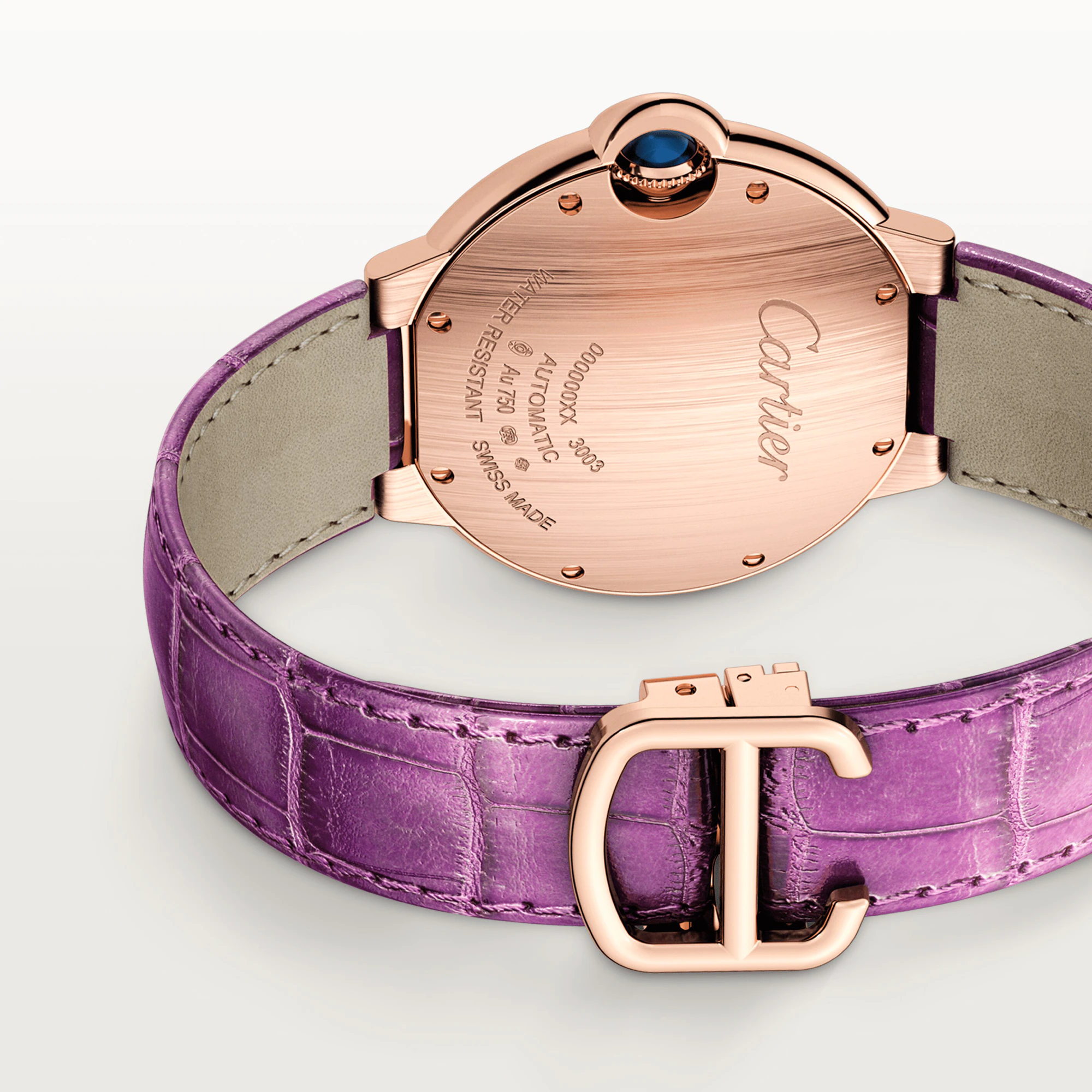 C@RTIER Ballon Bleu 33 mm 18K Rose Gold & Diamond Lady��s Watch, WE902036