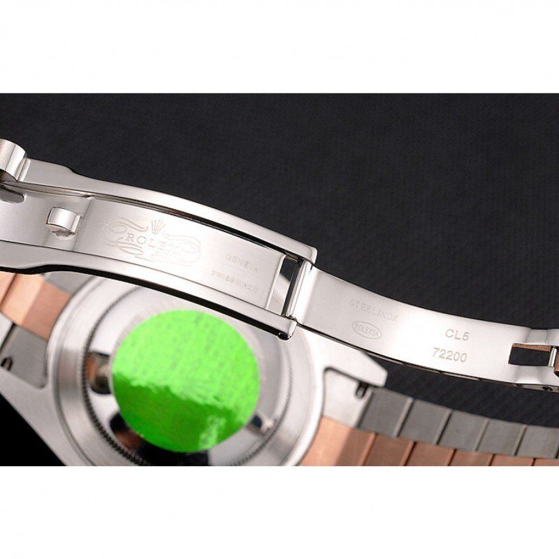 rol€x Datejust Rose Gold Dial And Bezel Stainless Steel Case Two Tone Bracelet