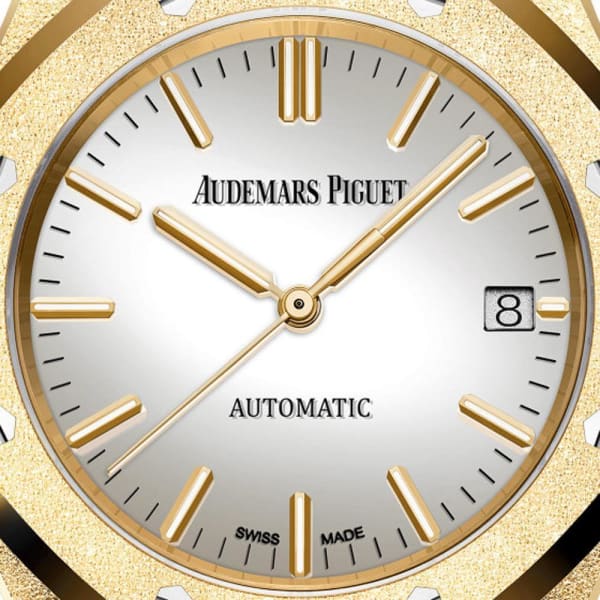 AUDEM@RS P!GUET Royal Oak Frosted Gold Selfwinding Ref. # 15454BA.GG.1259BA.02