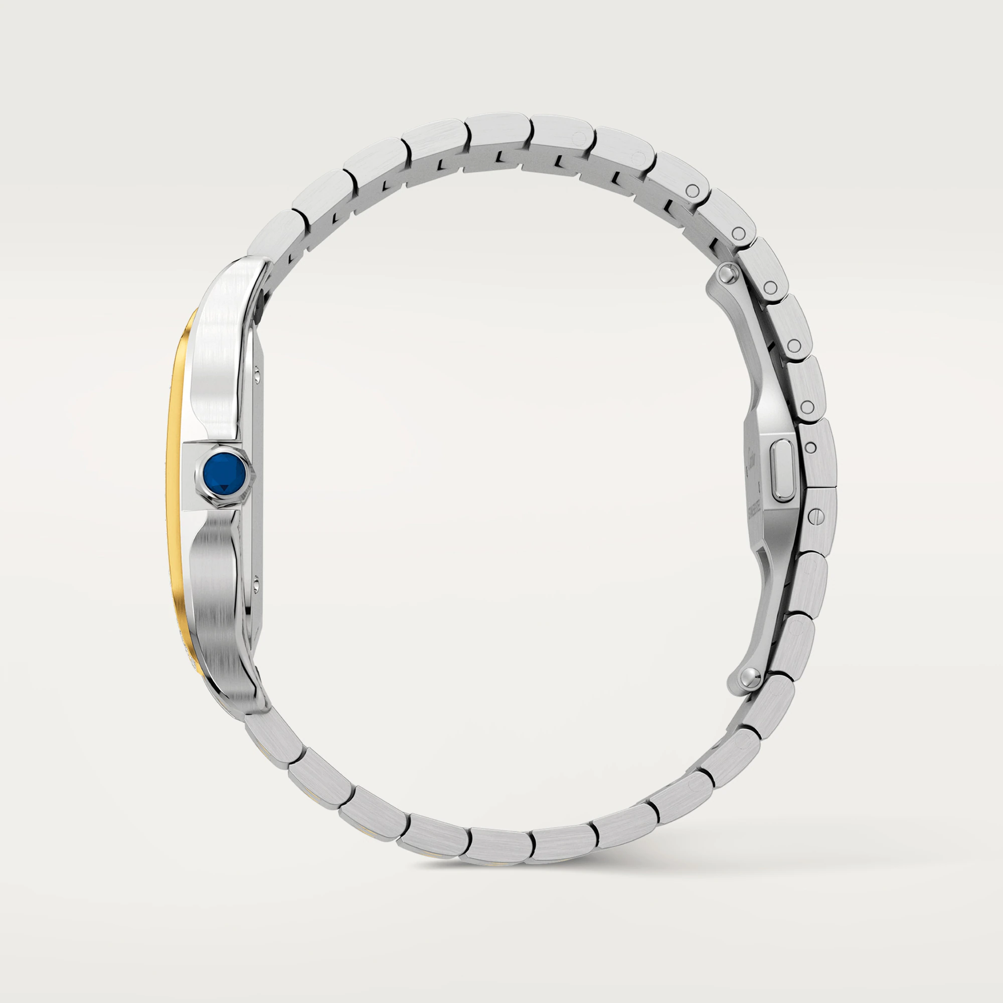 C@RTIER Santos Stainless Steel & Yellow Gold Unisex Watch, W2SA0007