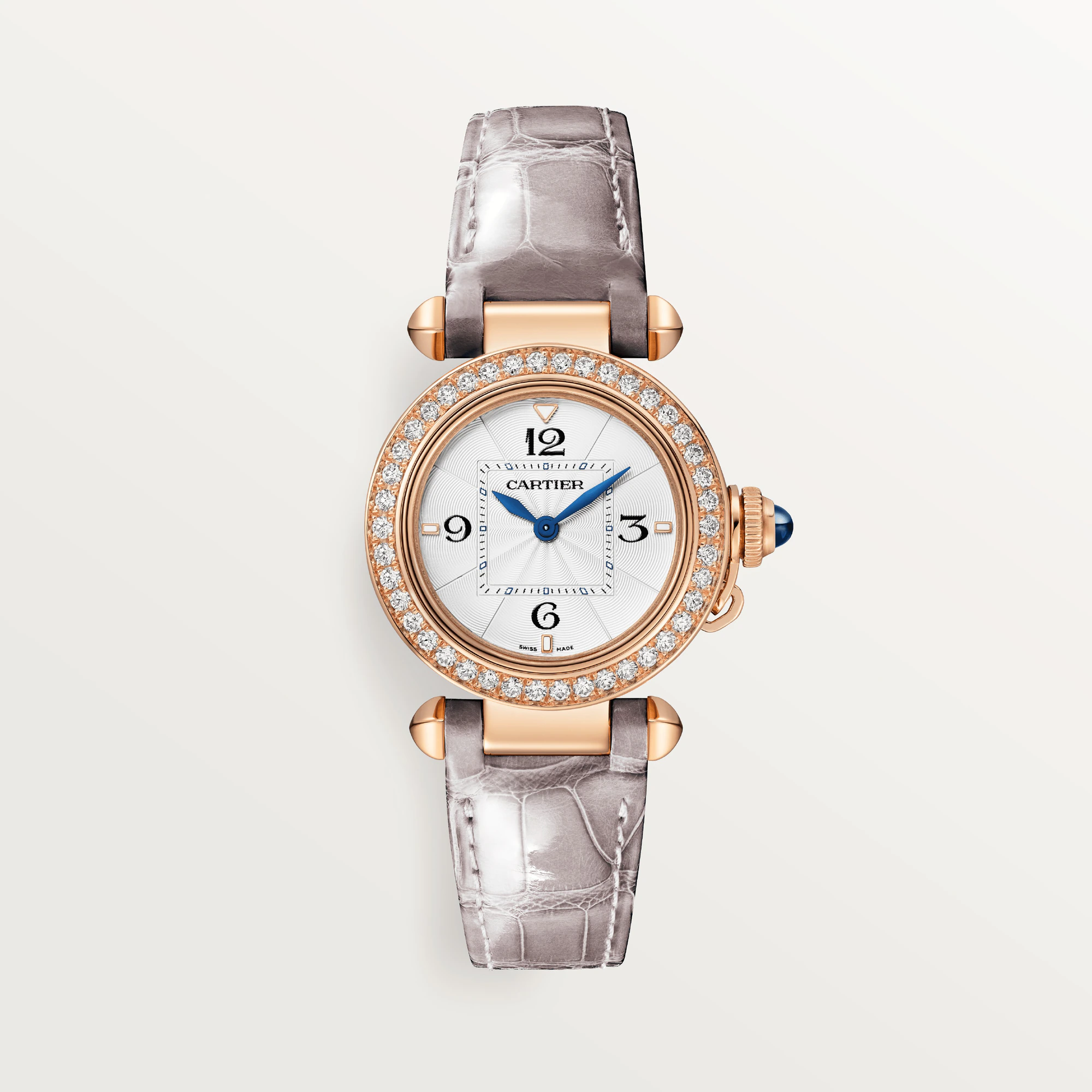 C@RTIER Pasha 30 mm Rose Gold & Diamonds Lady��s Watch, WJPA0017